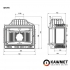 Каминная топка KAW-MET W4 с левым боковым стеклом (14.5 kW)